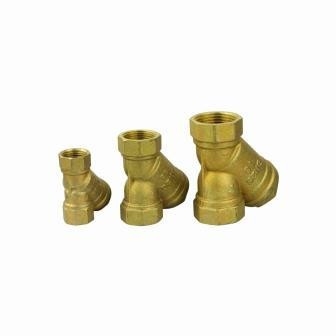 INO10101 lurus 3 4 Kuningan Y Strainers Pipeline 2 X Thread Wanita Kuningan Strainer Valve