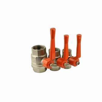 CW617N Tembaga Ball Valves 1/2 Inch Untuk 4 Inch Kupu-kupu Handle Ball Valve