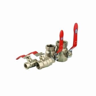 Nikel 1 2 Kuningan bola katup INOB100 Full Female Thread 1 2 Inch Sharkbite Valve
