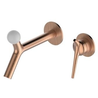 Neoperl Air Power Brass Basin Faucet Brushed Brass Basin Tap Pop Up Set Limbah Tersedia