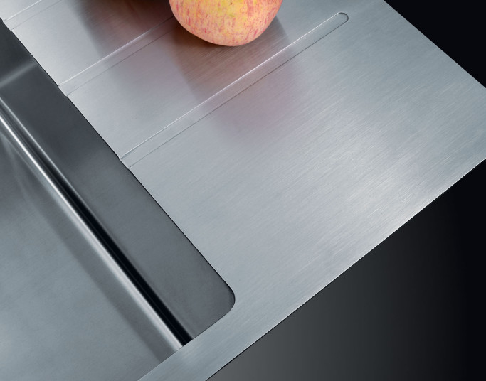 Stainless Steel 304 Plat Dapur wastafel ukuran khusus Double Drainer wastafel gaya menakjubkan