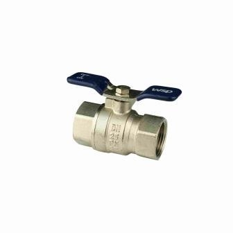 INOB200 Brass Ball Valves DN15 Bore Butterfly Handle Valve 1/2in - 2in Thread Wanita
