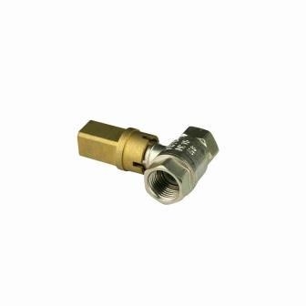INOB300 Standard Brass Ball Valves Bore Key Handle 1/2in - 3/4in Wanita Thread Lock Ball Valve