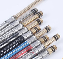 Stainless Steel Flexible Hoses Dipaku Metal Sink Faucet Hose Wanita ke Wanita Wanita ke Pria
