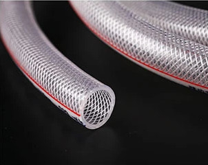 Non Torsion Clear Flexible Reinforced Hose Water PVC Braided Hose Untuk Cuci Mobil Taman