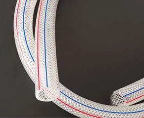 Non Torsion Clear Flexible Reinforced Hose Water PVC Braided Hose Untuk Cuci Mobil Taman