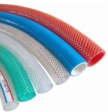 Non Torsion Clear Flexible Reinforced Hose Water PVC Braided Hose Untuk Cuci Mobil Taman