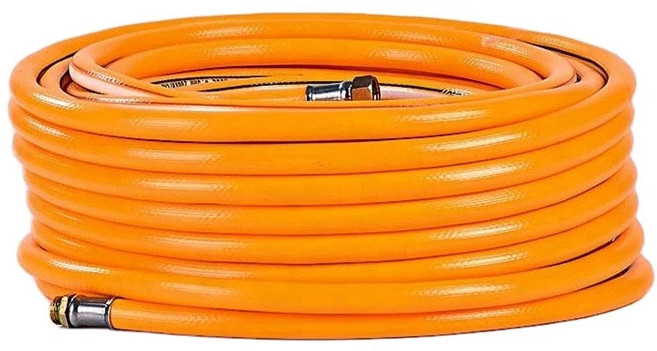 Minyak tahan selang fleksibel lembut Kompresor ringan PVC Hybrid Air Hose 300 Psi