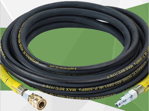 Mesin Cuci Tekanan Tinggi Jet Hose ID 6mm 8mm Stainless Steel Flexible Hose With Cleaner