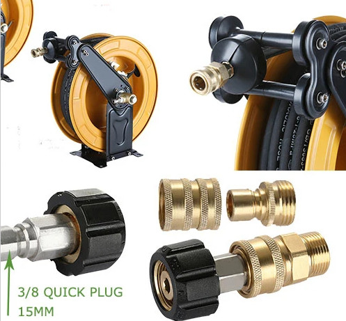 Mesin Cuci Tekanan Tinggi Jet Hose ID 6mm 8mm Stainless Steel Flexible Hose With Cleaner