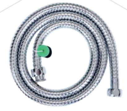 304 Fleksibel Stainless Steel Braided Hose Chrome Plated Spiral Metal Bellows Shattaf Shower Hose