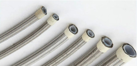 5/16 Inch Flexible Hoses Stainless Steel Dipalsukan PTFE Dipalsukan Fuel Oil Cooler Hose Lines