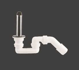 ODM Putih Plastik Wash Basin Drainer 1-1/2in X 50mm Sink Waste Drainer