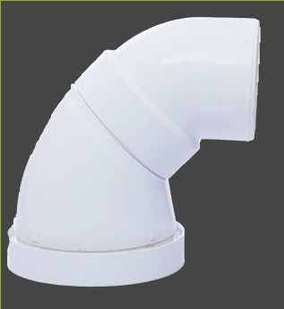 WC Pan Cistern Pipe 45 derajat Toilet Pan Connector 4in Flexible Toilet Waste Connector