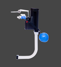Pull Type Plastik Disembunyikan Toilet Cistern Flush Mechanism 280mm