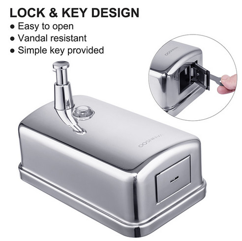 34 ons Kamar Mandi Shower Dispenser Sabun Korosi Proof Lining Aksesoris Kamar Mandi