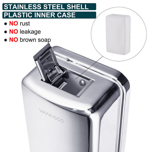 34 ons Kamar Mandi Shower Dispenser Sabun Korosi Proof Lining Aksesoris Kamar Mandi