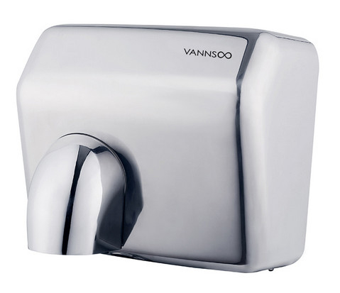 Komersial Toilet Wall Mounted Hand Dryer 60HZ SS Listrik Pengering Tangan Untuk Kamar Mandi