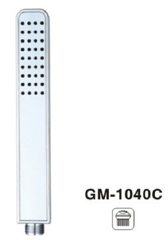 Slim Square Disesuaikan Warna Handheld Shower Sprayer Tangan dipoles Kepala Shower Chrome
