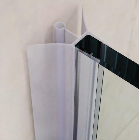 1950mm Kamar Mandi Kaca Pivot Kamar Mandi Pintu 450 + 450mm Corner Kamar Mandi