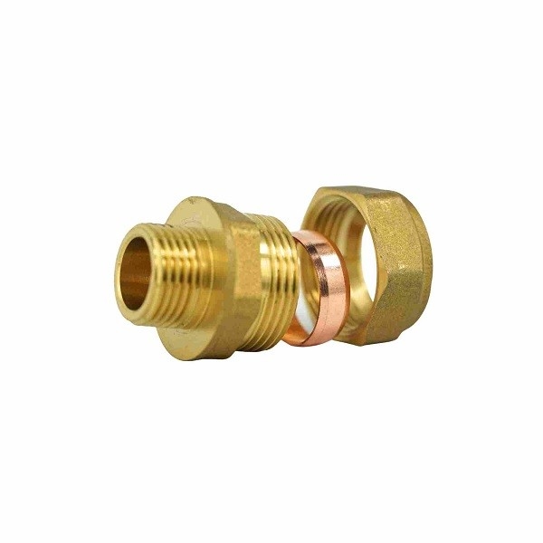 Tembaga Core Forged Brass Pipe Fittings Compression Pipe Cap BS864-2 Standar