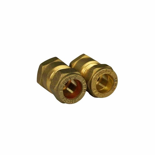Tembaga Core Forged Brass Pipe Fittings Compression Pipe Cap BS864-2 Standar