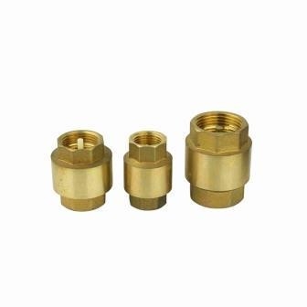 Vertikal Dipalsukan 1 Inch Check Valve Kuningan INOJY5000 Seri 1/2 inci - 4 inci Kuningan Check Valve