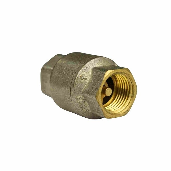 Vertikal Dipalsukan 1 Inch Check Valve Kuningan INOJY5000 Seri 1/2 inci - 4 inci Kuningan Check Valve