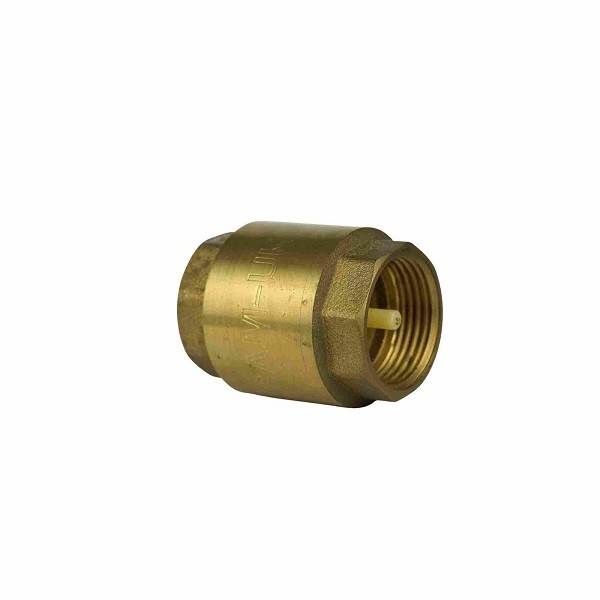 Vertikal Dipalsukan 1 Inch Check Valve Kuningan INOJY5000 Seri 1/2 inci - 4 inci Kuningan Check Valve