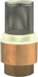 Vertikal Dipalsukan 1 Inch Check Valve Kuningan INOJY5000 Seri 1/2 inci - 4 inci Kuningan Check Valve