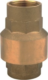 Vertikal Dipalsukan 1 Inch Check Valve Kuningan INOJY5000 Seri 1/2 inci - 4 inci Kuningan Check Valve