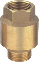 Vertikal Dipalsukan 1 Inch Check Valve Kuningan INOJY5000 Seri 1/2 inci - 4 inci Kuningan Check Valve