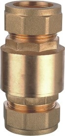 Vertikal Dipalsukan 1 Inch Check Valve Kuningan INOJY5000 Seri 1/2 inci - 4 inci Kuningan Check Valve