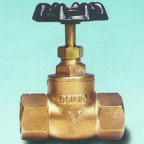 BS1010 - 2 Gunsmetal Stop Brass Gate Valves Wheel Handle 1/2in - 2in Loose Jumper Valve
