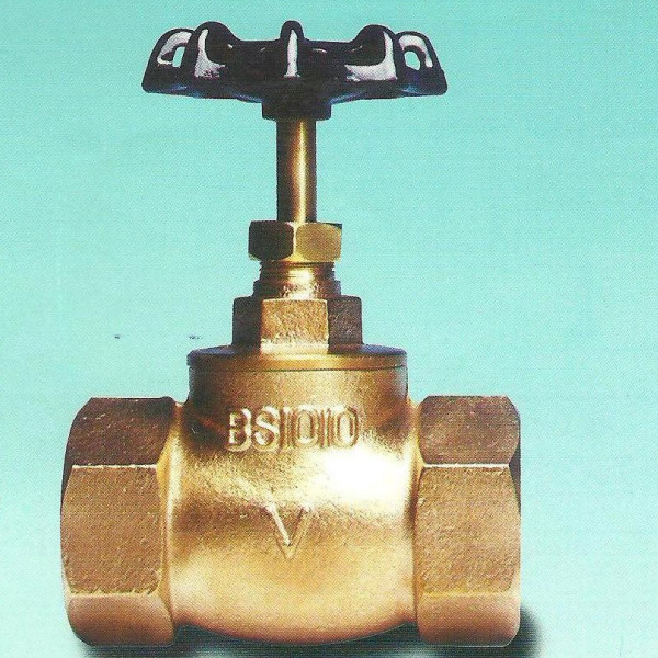 BS1010 - 2 Gunsmetal Stop Brass Gate Valves Wheel Handle 1/2in - 2in Loose Jumper Valve