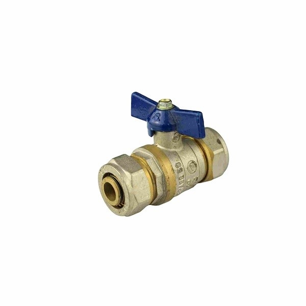 CW617N Tembaga Ball Valves 1/2 Inch Untuk 4 Inch Kupu-kupu Handle Ball Valve