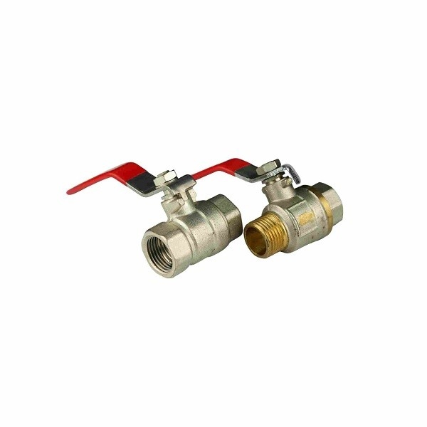 CW617N Tembaga Ball Valves 1/2 Inch Untuk 4 Inch Kupu-kupu Handle Ball Valve