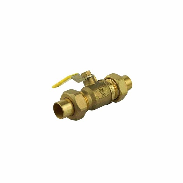CW617N Tembaga Ball Valves 1/2 Inch Untuk 4 Inch Kupu-kupu Handle Ball Valve