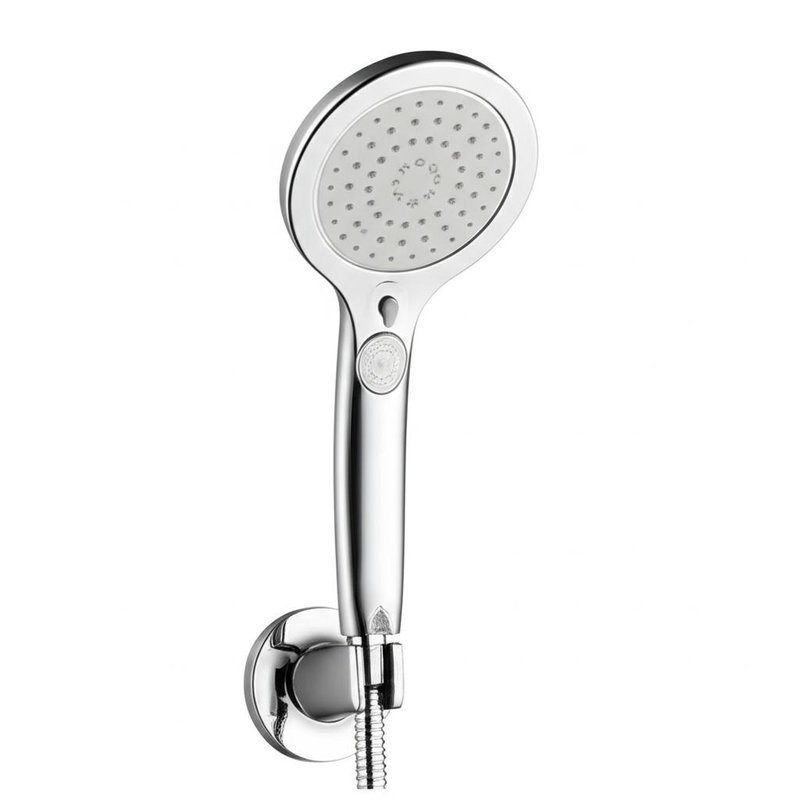 Brass Slim Profile Shower Faucet Set Docking Magnetic Handheld dengan Nozzles Silikon yang Mudah Dibersihkan