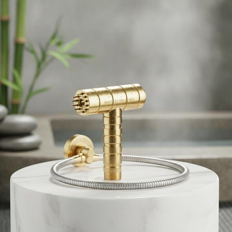 Waist Jet Brass SPA Device Shower tangan dengan daya tahan yang ditingkatkan Cocok untuk fasilitas spa dan lingkungan terapi