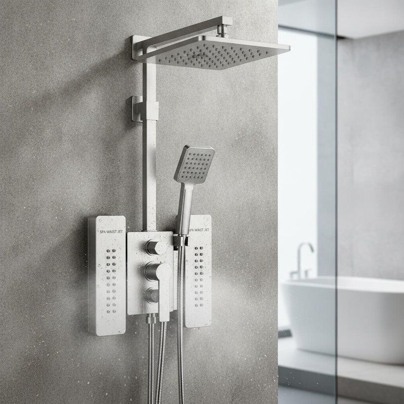 Shower tangan keran dengan head shower dan SPA Waist Jet cocok untuk aplikasi komersial dan perumahan tahan lama